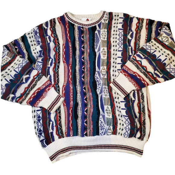 florence tricot Other - Vintage Florence Tricot Textured Sweater XL